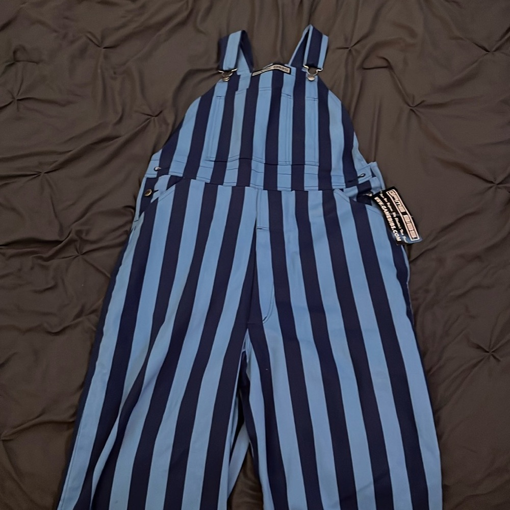 brand new blue bibs